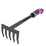Грабли садовые мини Don Gazon, обрезиненная ручка, 5 зубьев, 300мм цены в Воронеже