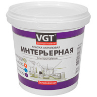 Краска водно-дисперсионная VGT АК-2180, акриловая, 1.5кг цены в Воронеже