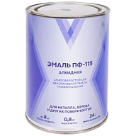 Эмаль ПФ-115 "V", алкидная, зеленый 0.8кг цены в Воронеже