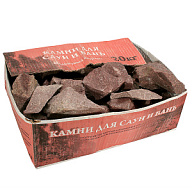 Все для Камни для бани и сауны Малиновый Кварцит, колотый, 20кг цены в Воронеже