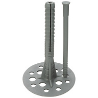 Дюбель для теплоизоляции 10 х 180, пластмассовый стержень, 25шт/упак цены в Воронеже