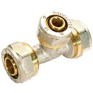 Тройник для металлопластиковой трубы Frap, ДУ20 х ДУ16 х ДУ20 ц-ц-ц. цены в Воронеже