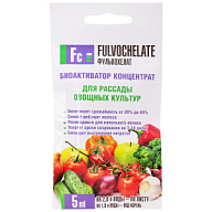Удобрение Мера, для рассады овощных культур Фульвохелат, 5мл цены в Воронеже