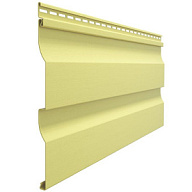 Сайдинг Дёке Premium "Корабельный брус", лимон, 232х3600мм цены в Воронеже