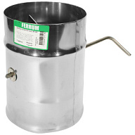 Шибер d140мм, толщина 0.5мм цены в Воронеже