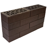 Кирпич лицевой керамический Старооскольский Recke, темно-коричневый (Art 5-72-00-0-00), гладкий, 1,0НФ, М200-250, (480шт, упаковка) цены в Воронеже