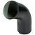 Колено сливное водосточное d-90, RAL 7024 серый графит