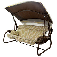 Качели садовые Olsa С1483 "Турин Премиум", 3-х местные, 2440х1440х1810мм цены в Воронеже