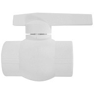 Кран шаровый полипропиленовый Valfex 32, белый цены в Воронеже