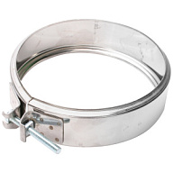 Хомут обжимной d130, толщина 0.5мм цены в Воронеже