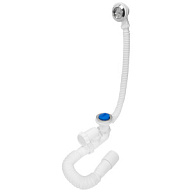 Сифон для ванны Aquant , регулируемый, с переливом, D40-40/50, L700мм цены в Воронеже