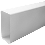 Товары для Воздуховод пластиковый Эра, плоский, d=120х60мм, 1.0м цены в Воронеже