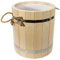 Все для Запарник банный, с пласмассовой вставкой, липа, 10л цены в Воронеже