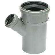 Тройник канализационный d 110х50х110мм, угол 45° цены в Воронеже