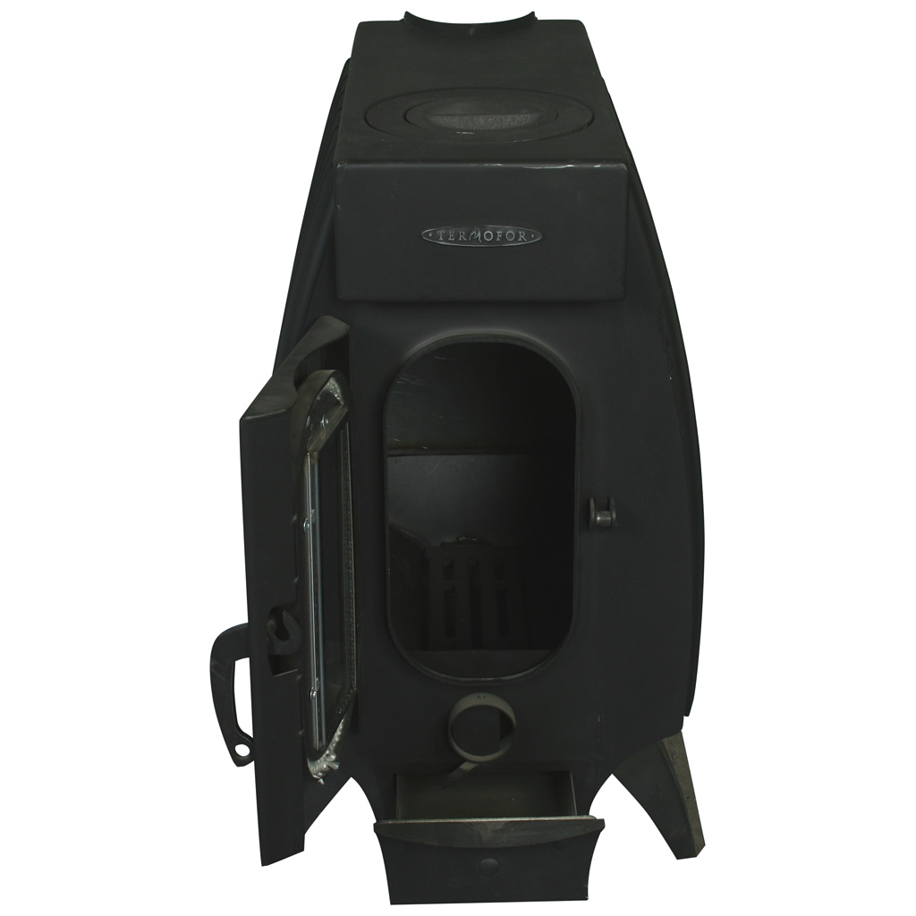 Печь отопительно-варочная Термофор, Огонь-Батарея 7Б, с баком-теплообменником, 10кВт, 150 м3 фото №1