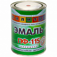 Эмаль ПФ-115 Палитра, спелая вишня, 0.9кг цены в Воронеже