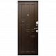 Дверь металлическая Гарда Венге, 860х2050х60мм, правая фото №1