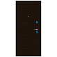 Дверь металлическая Гарда Муар, Венге тобакко 860х2050х75мм, левая