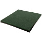 Плитка резиновая гладкая Экогум, 500х500х40мм, зелёная фото №1