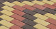 Плитка тротуарная прессованная "Брусчатка" коричневая, 60х100х200мм, (12.96м2/648шт/уп) фото №5