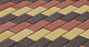 Плитка тротуарная прессованная "Брусчатка", коричневая, 40х100х200мм, (19.44м2/972шт/уп) фото №3