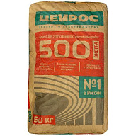 Цемент Старооскольский, М-500, Д-0,серый, 50 кг, (34 шт/упак) цены в Воронеже