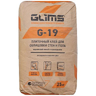 Клей для плитки Глимс G-19, 25кг цены в Воронеже
